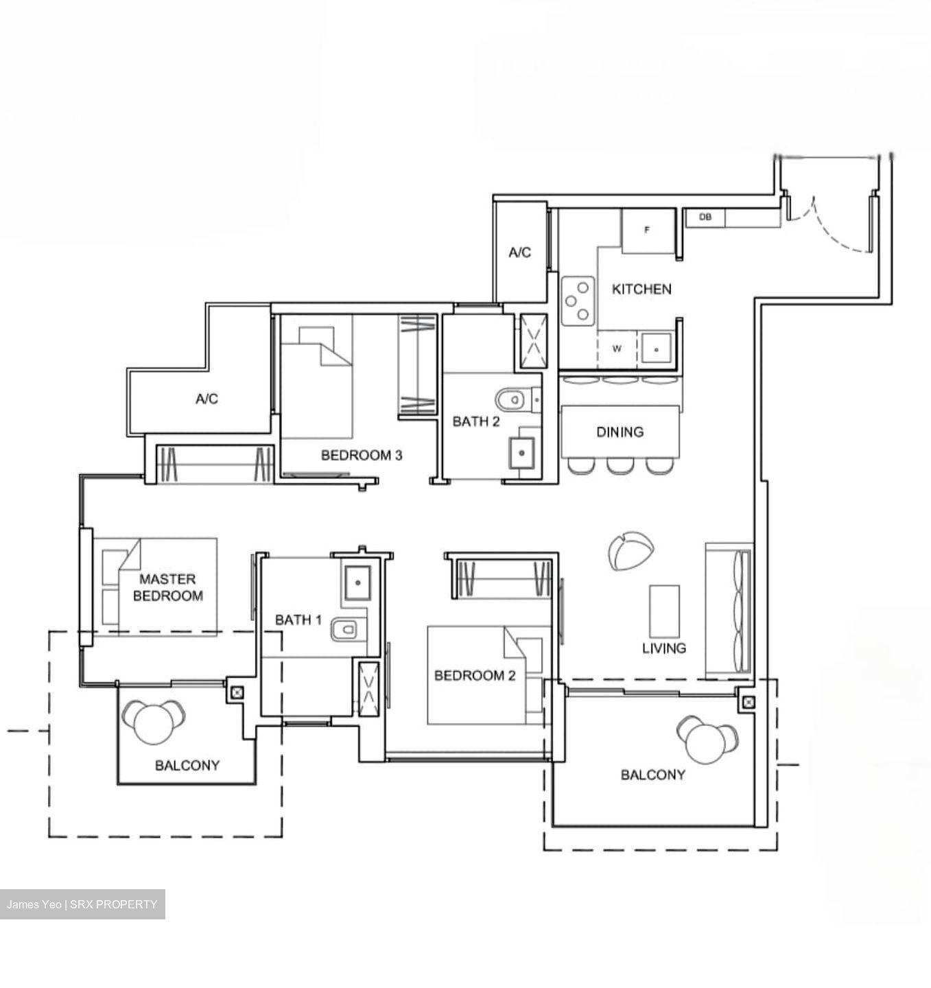 High Park Residences (D28), Apartment #588612191